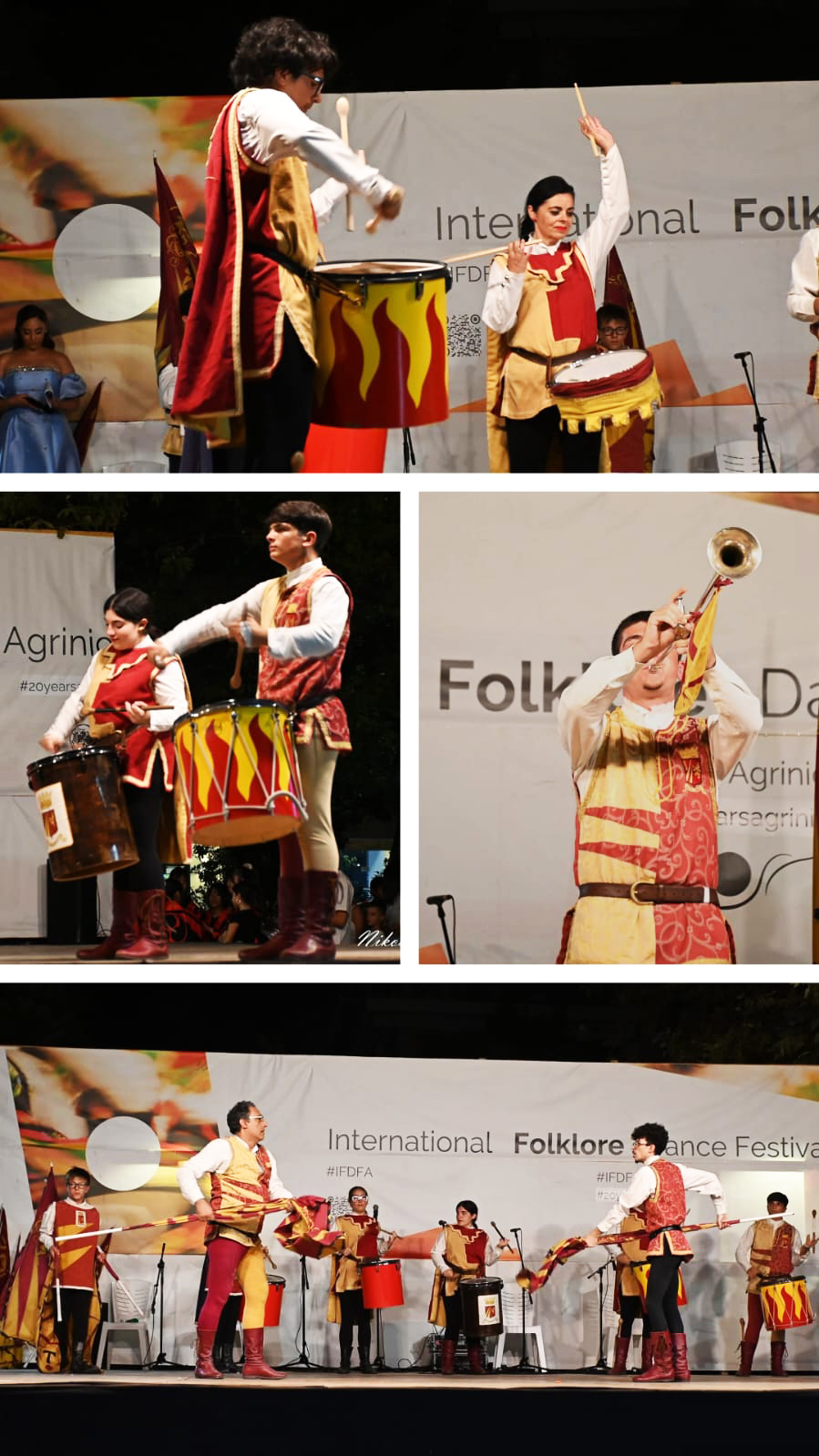 Italian Flag Performers