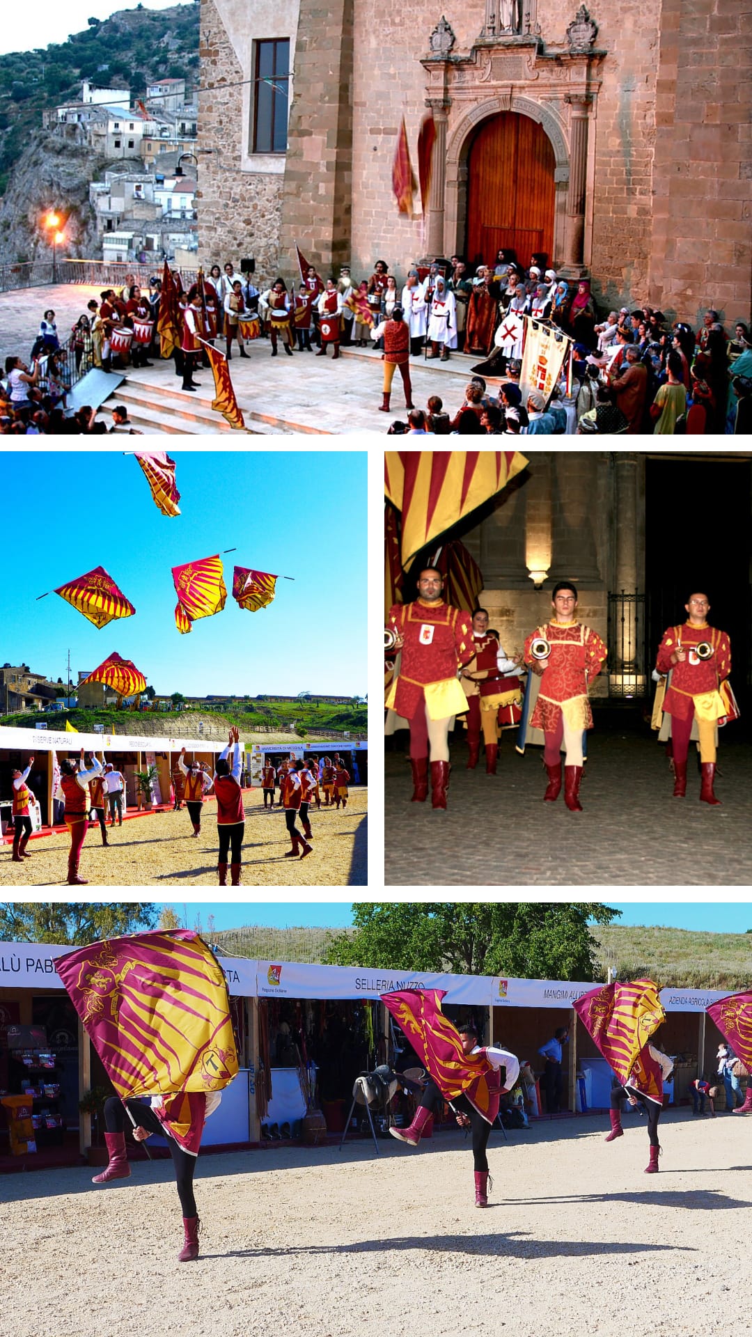 Italian Flag Performers Show